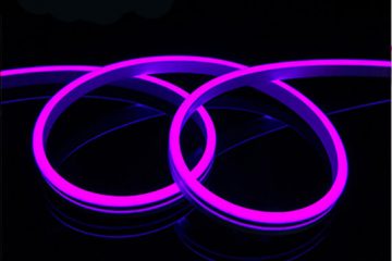 Гибкий светодиодный led неон smd для фотозон фиолетовый